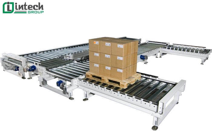 Băng tải hồi Pallet - sự lựa chọn hoàn hảo khi kết hợp với dây chuyền tự động hóa