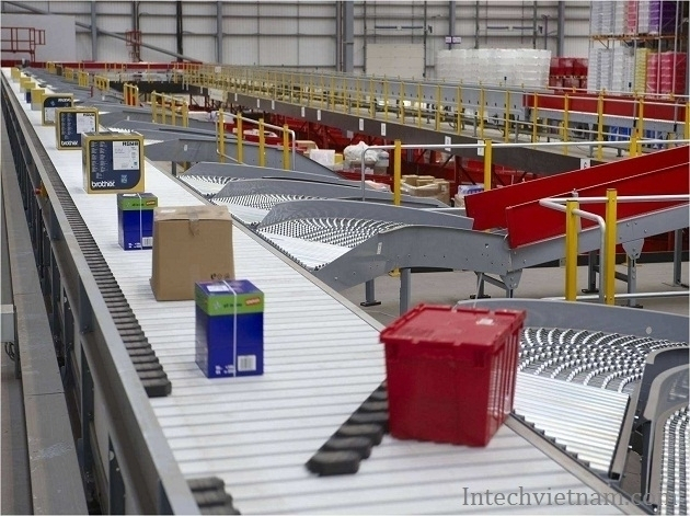 Hệ thống băng tải kho bãi và Logistics