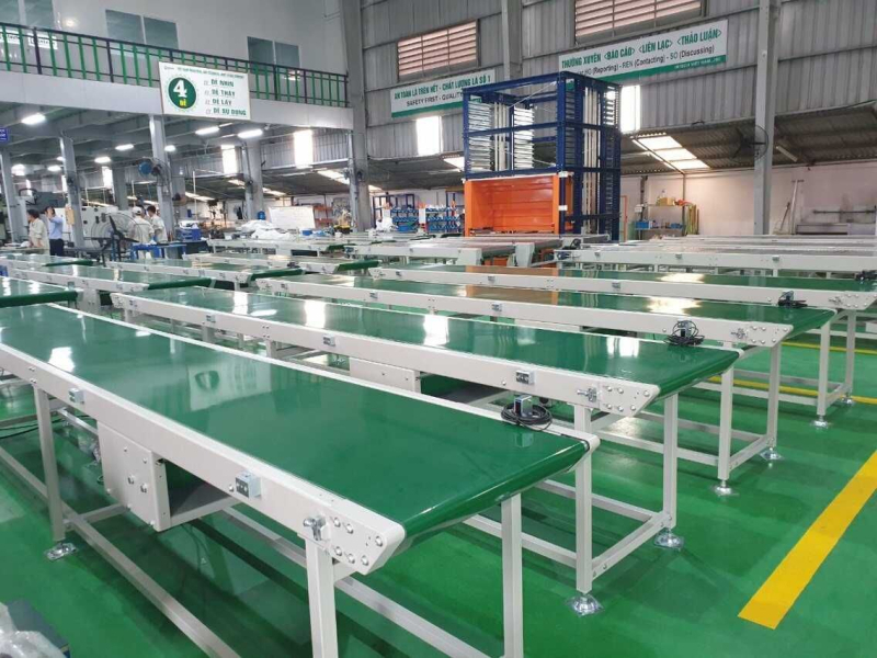 Lợi ích sử dụng băng tải trong các ngành công nghiệp