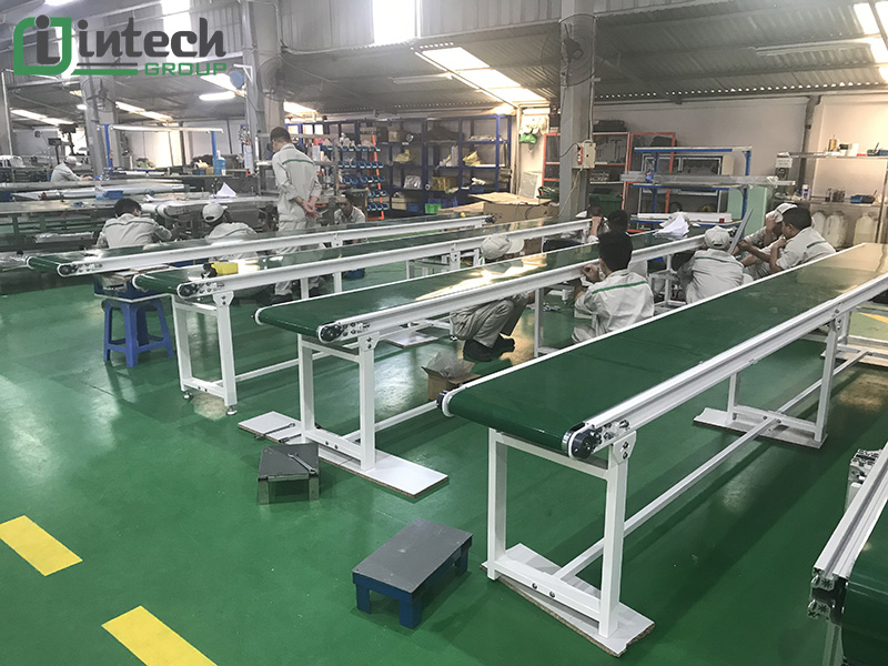 Các loại băng tải dùng trong nhà máy chế biến thực phẩm