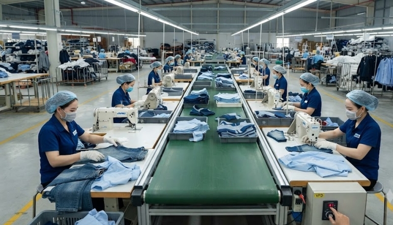 Giải pháp băng tải PVC cho ngành may mặc