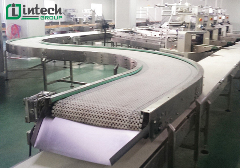 Top 7 loại băng tải xích được sử dụng phổ biến trong nhà máy sản xuất hiện nay