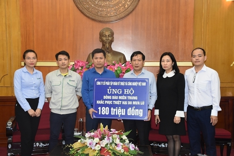 Kết quả quyên góp ủng hộ đồng bào Miền Trung