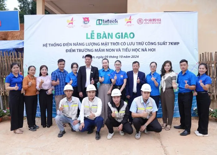 Intech Group bàn giao Hệ thống điện mặt trời 7kWp thắp sáng điểm trường tại Bắc Kạn