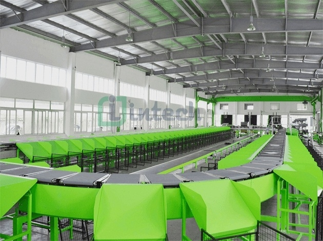 Giải pháp băng tải tự động cho trung tâm phân phối và kho hàng thương mại điện tử