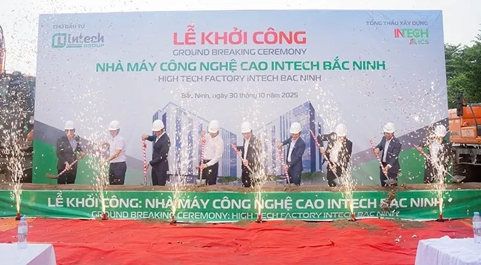 Lễ khởi công Dự án Nhà máy Công nghệ cao Intech Bắc Ninh