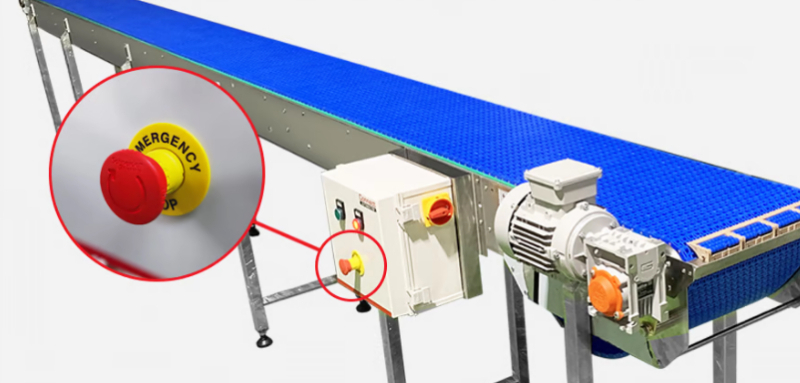 Lý do phải có nút dừng khẩn cấp trên băng tải