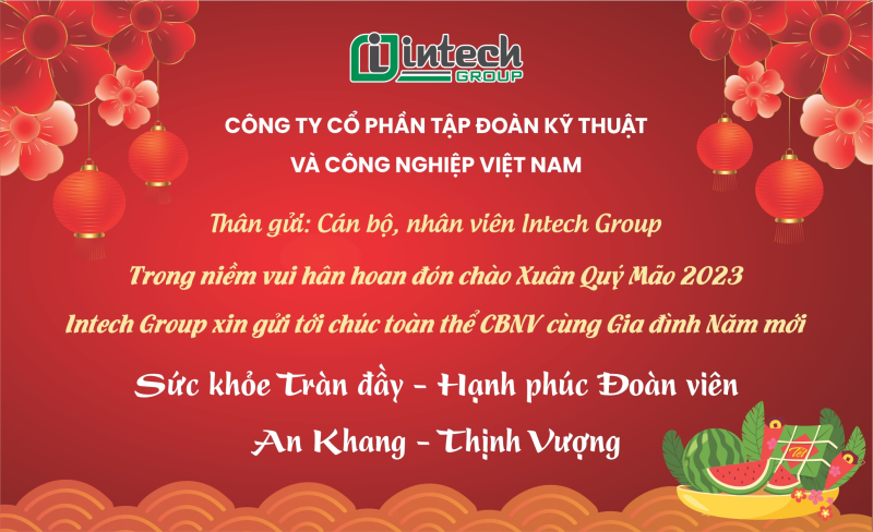 Ông Hoàng Hữu Thắng gửi lời chúc tết đến CBCNV Intech Group