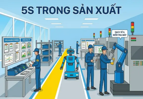 5s trong sản xuất