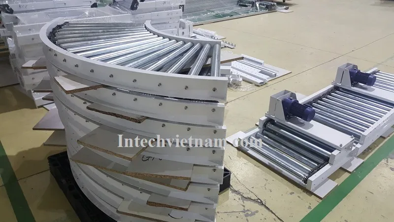 90-degree curved roller conveyor 90-degree curved roller conveyor