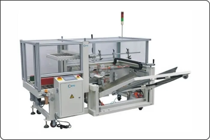 automatic carton bottom erecting