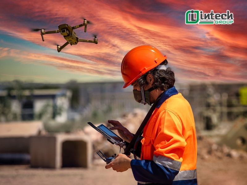 Drone và thiết bị bay không người lái để khảo sát mỏ