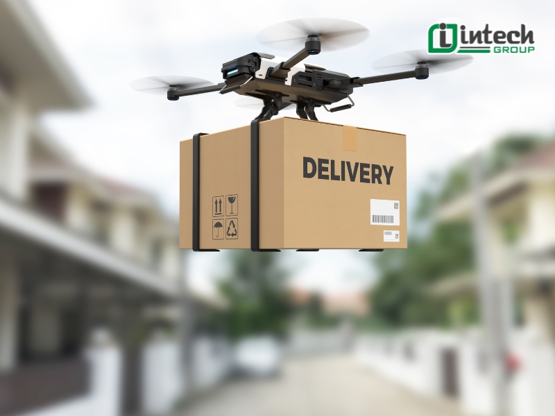 Drones trong giao hàng và kiểm kê