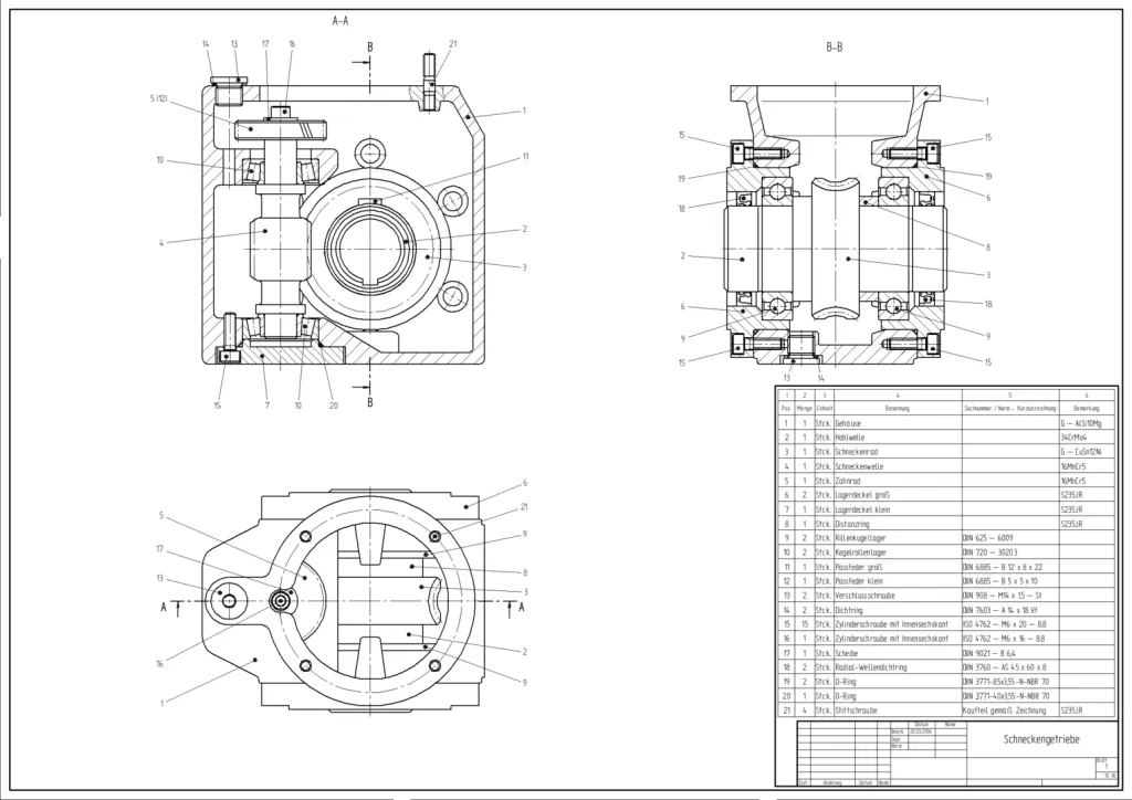 Bản vẽ cad 2 chiều