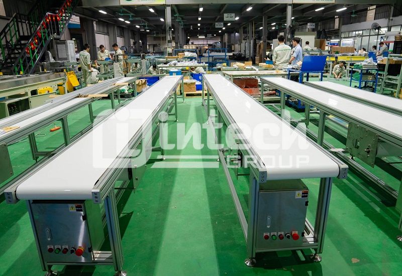 Băng tải PU màu trắng