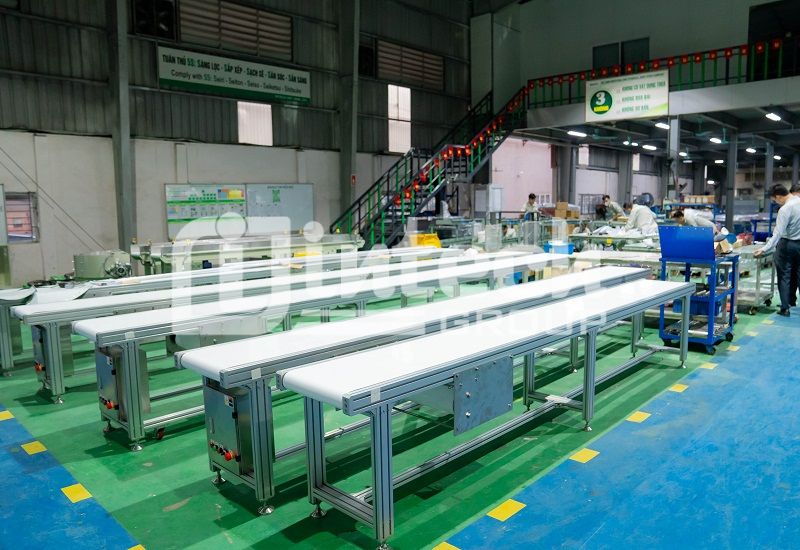 Băng tải PU đảm bảo tiêu chuẩn an toàn vệ sinh