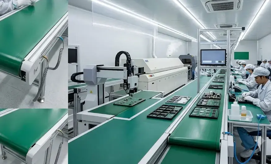 Băng tải PVC chống tĩnh điện