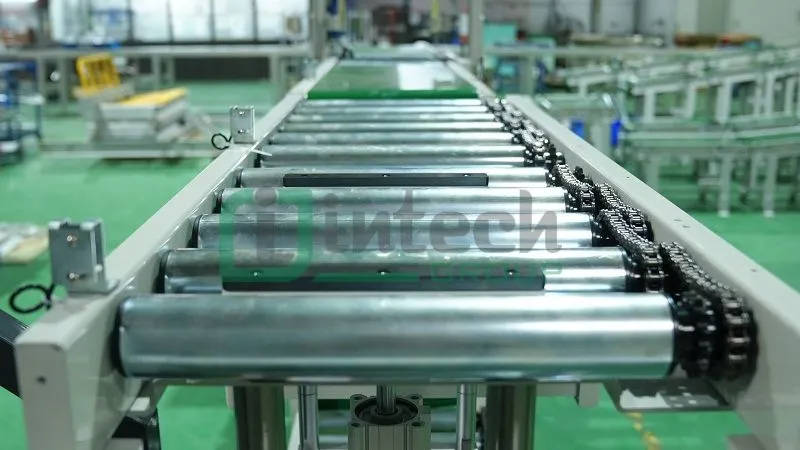 Chain drive roller conveyor Chain drive roller conveyor