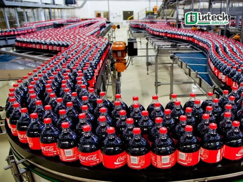 Coca Cola production line