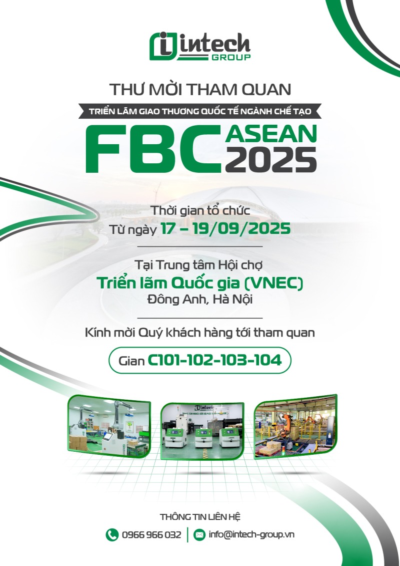 Thư mời tham quan gian hàng intech group tại FBC Asean 2025