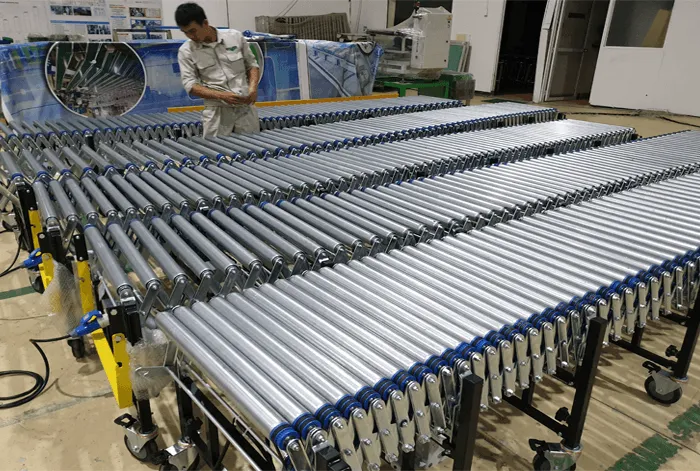 Flexible Roller Conveyor Flexible Roller Conveyor