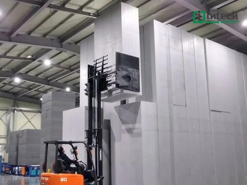 Foam box production line details