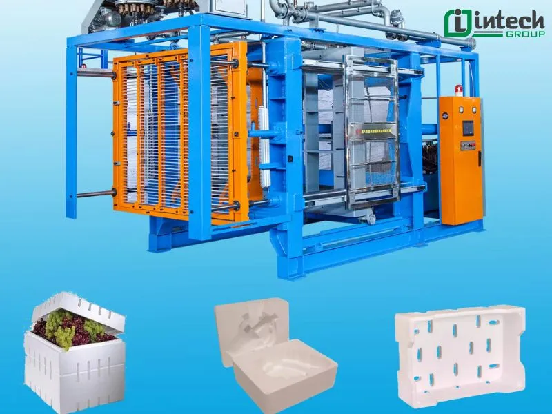 Foam box production line details