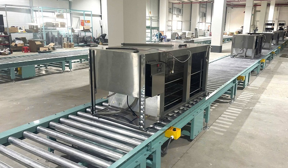 Hệ thống băng tải con lăn