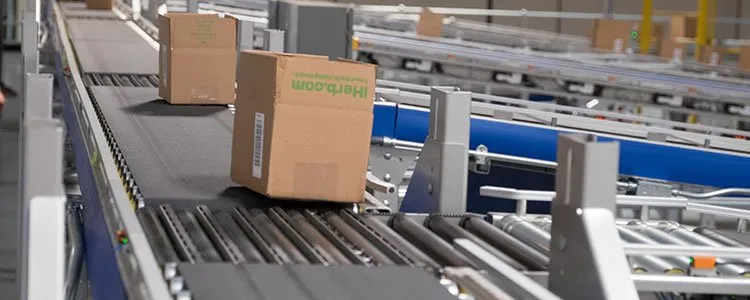 Narrow Belt Sorter Conveyor System