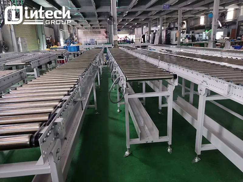 Stainless steel roller conveyor
