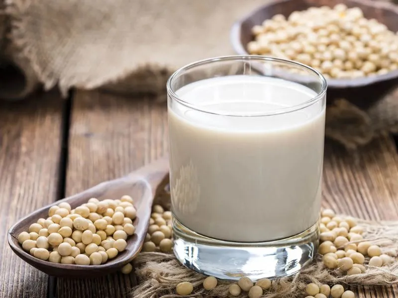 the process of producing standard soy milk