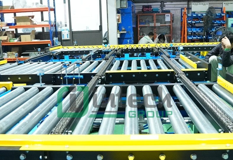 Thiết kế băng tải con lăn Thiết kế băng tải con lăn
