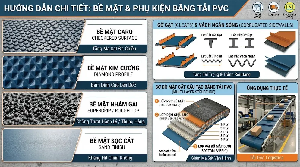 Thông số kỹ thuật dây băng PVC Thông số kỹ thuật dây băng PVC
