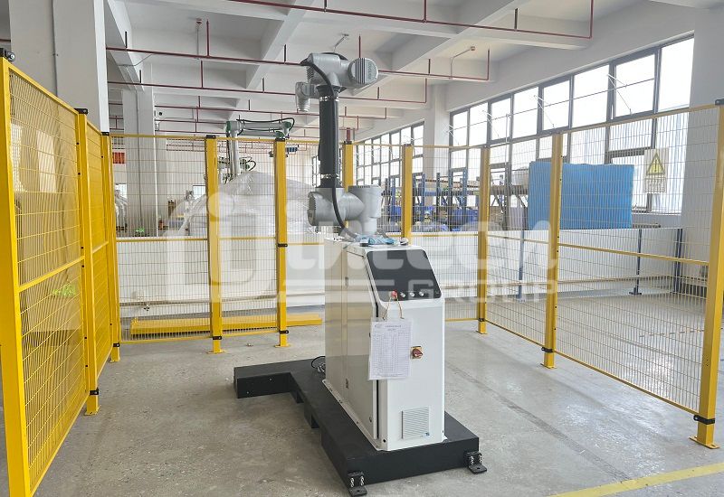 Robotic loading and unloading stations applied in many industries