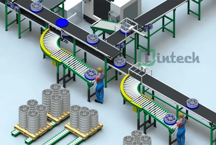 Auto parts assembly line