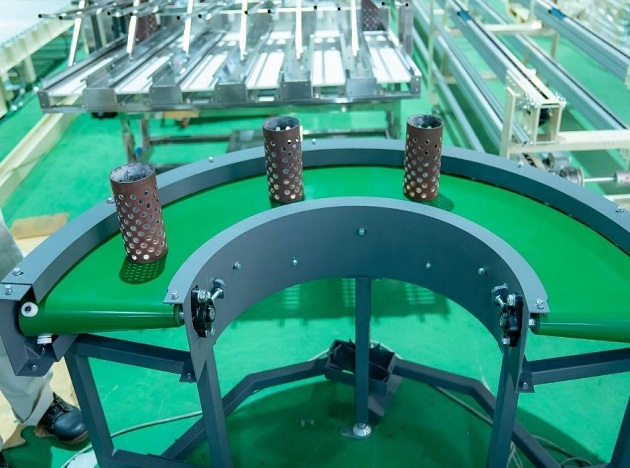 Băng tải PVC xanh