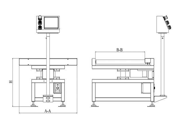 Static weighing conveyor